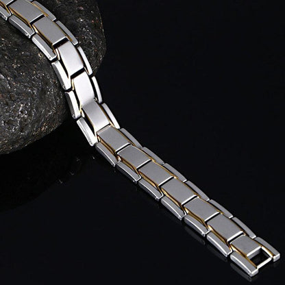 Magnetic Therapy Bracelets - Black, Silver, Gold