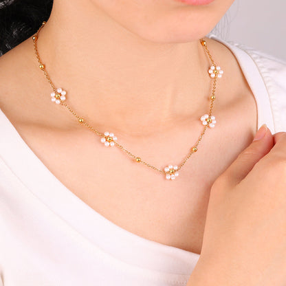 Marguerite Pearl Necklace