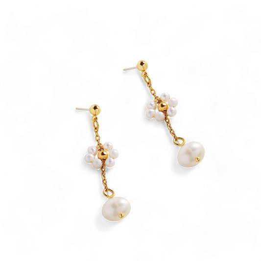 Marguerite Pearl Earrings