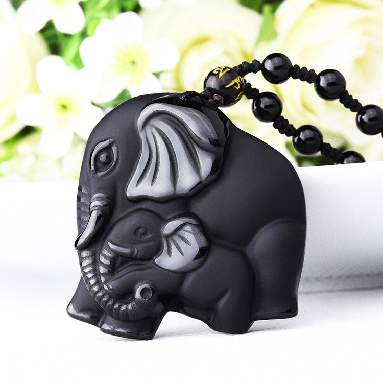 Mom and Baby Elephant Necklace - Inspire Familial Love