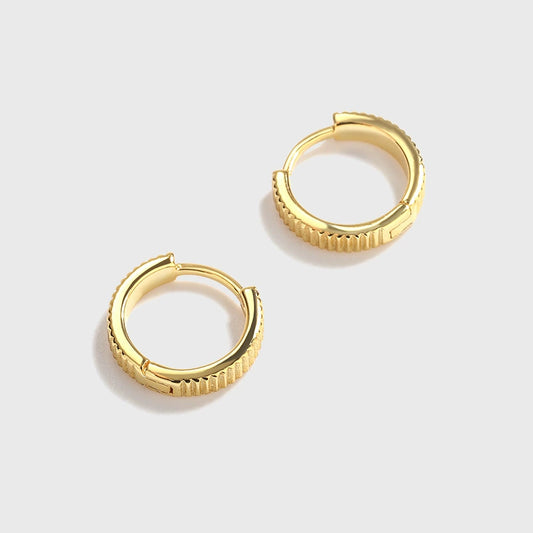 Gold Huggie Earrings - Winslow