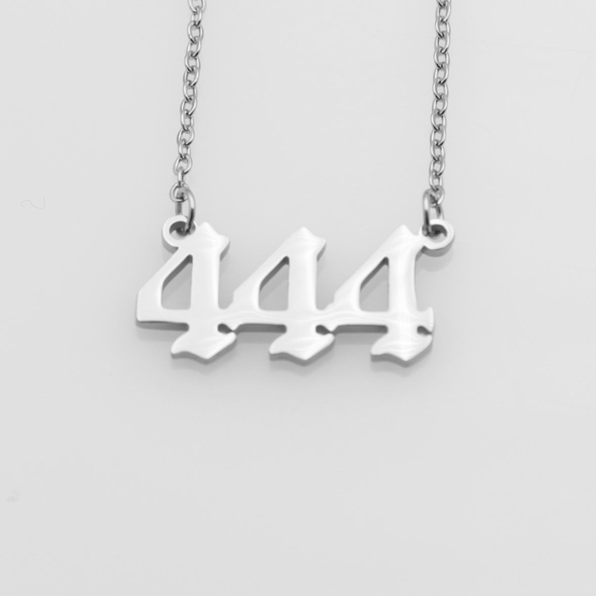 Stainless Steel Necklace Angel Number Necklace 111-999 for Women