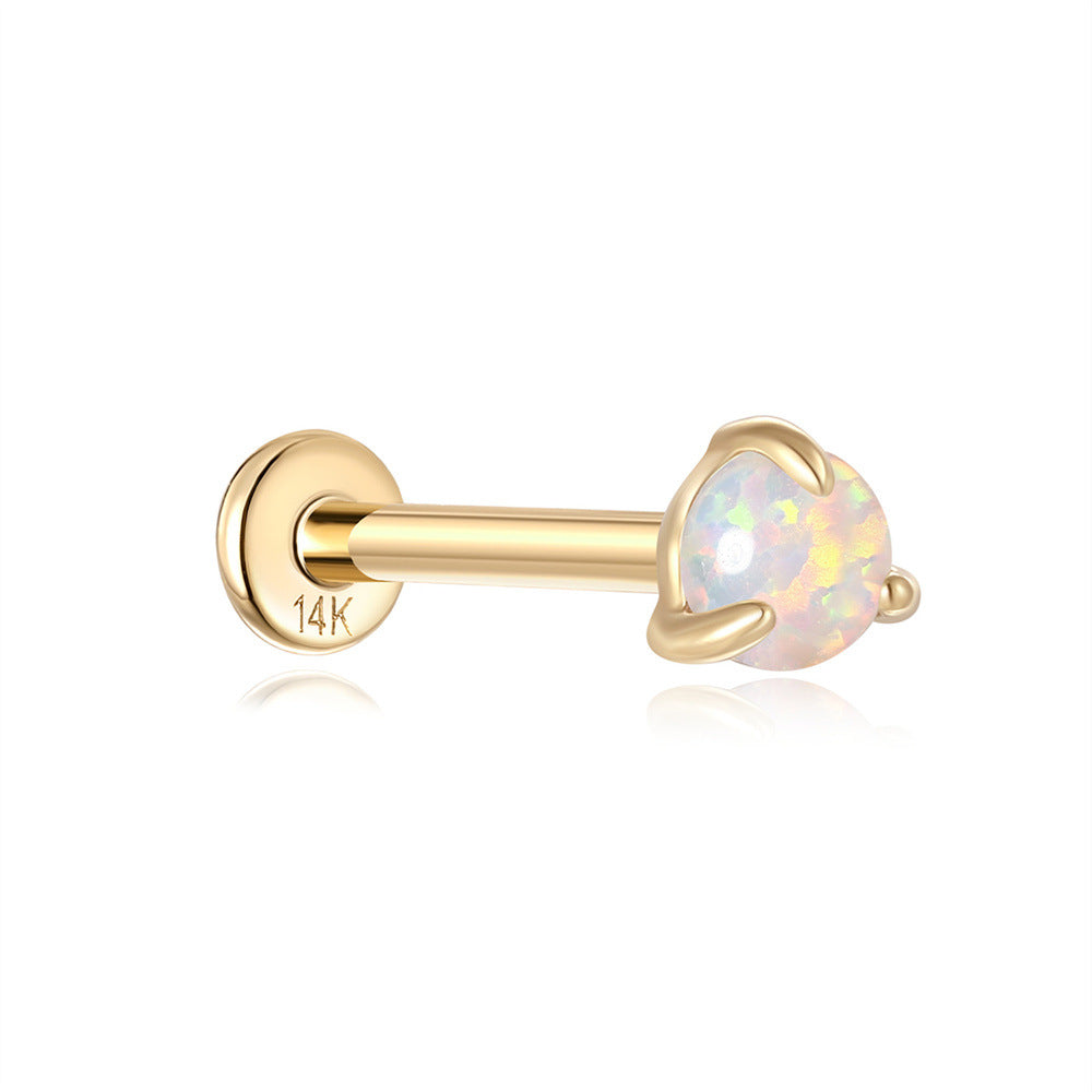 14K Gold Earrings Stud Series