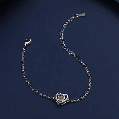 Heart Bracelet With Hidden Photo