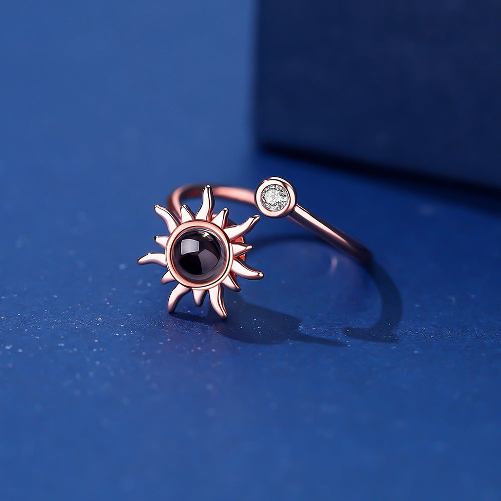 Custom Sun Photo Ring