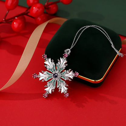 Personalized Colorful Snowflake Ornament With Photo Inside