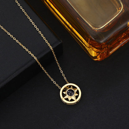 Love Compass Photo Necklace