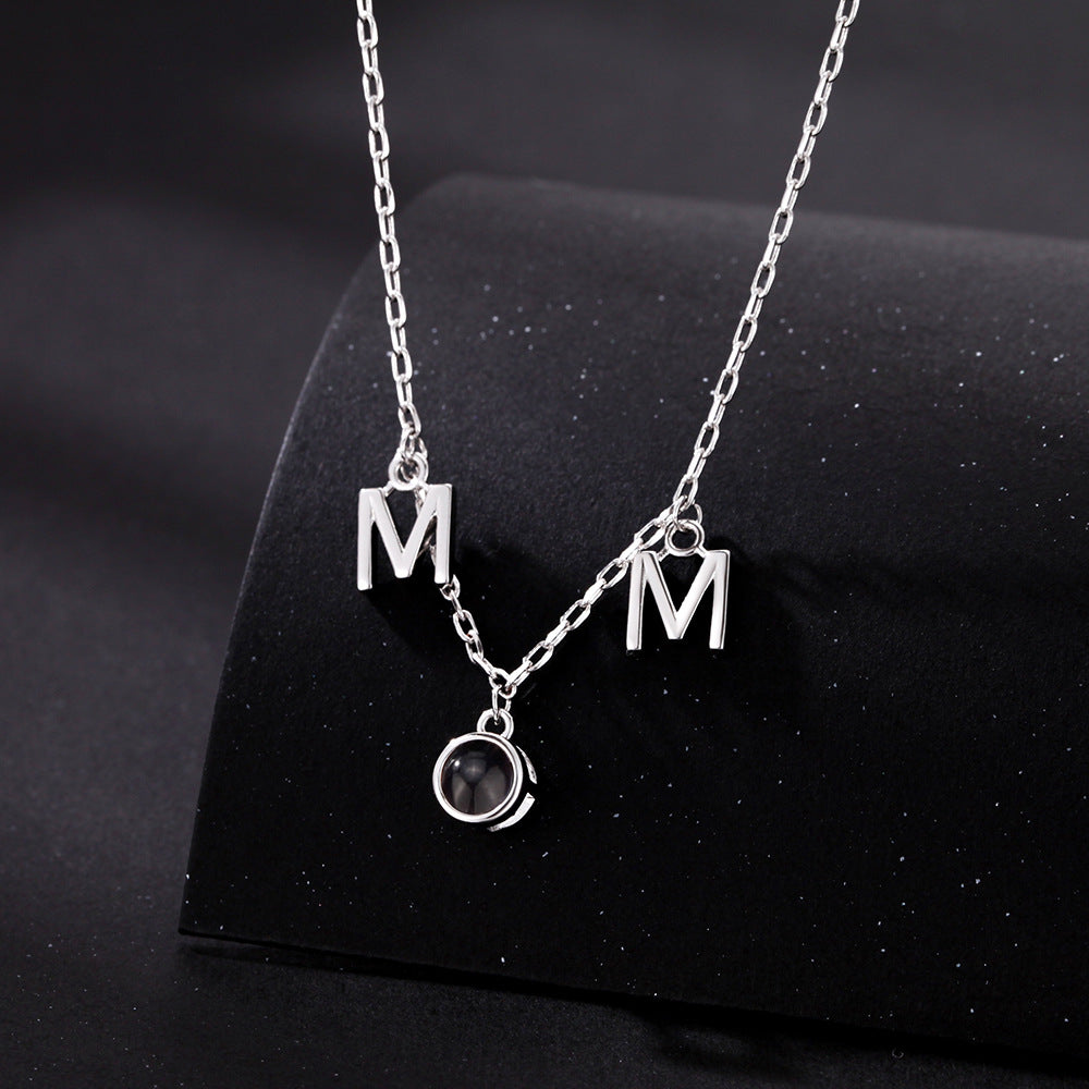 Custom MOM Necklace with Hidden Photo