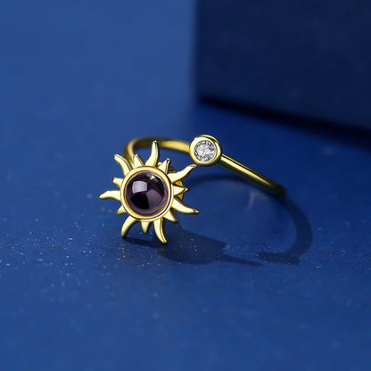 Custom Sun Photo Ring