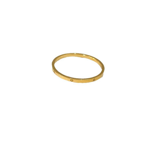 Elegant Interlinked Circle Ring