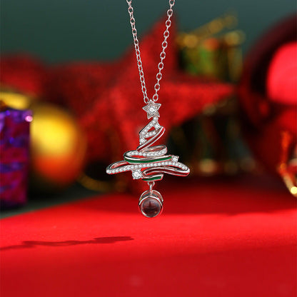 Personalized Christmas Gift Photo Bell Necklace