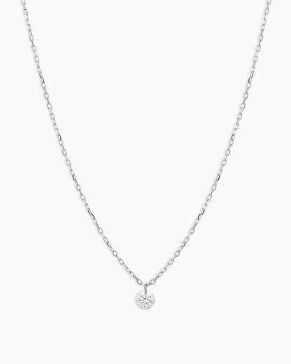 Floating Diamond Necklace