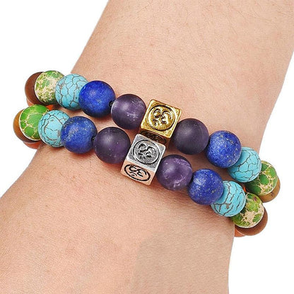 Om Chakra Tree of Life Bracelet