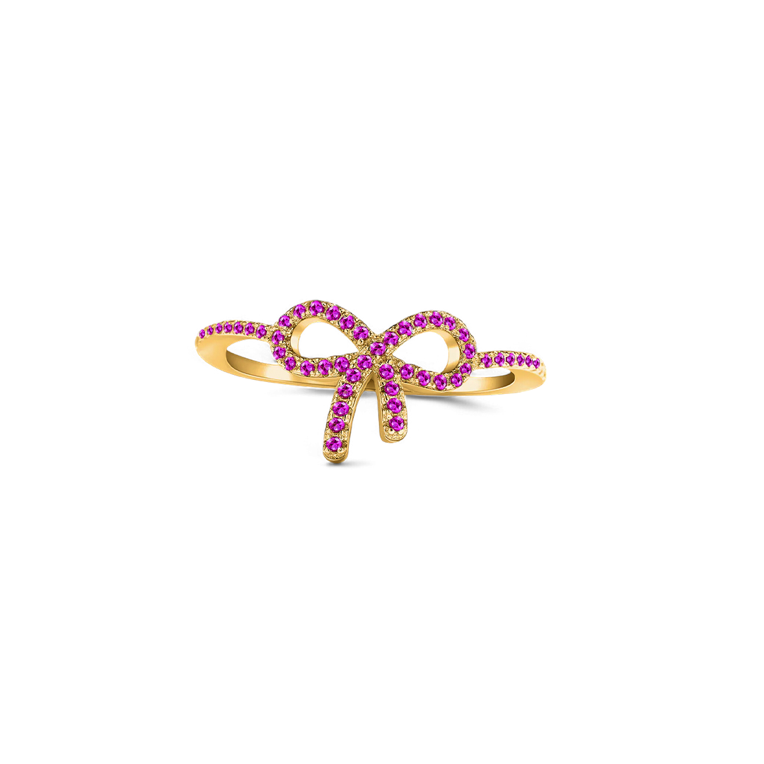 Pave Bow Ring