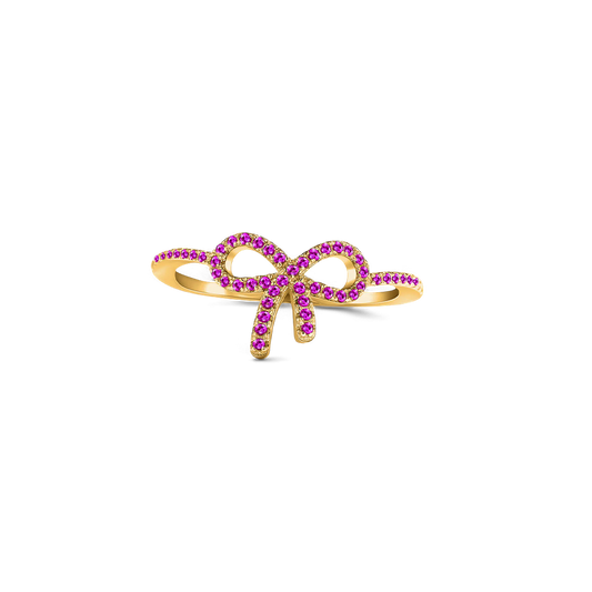 Pave Bow Ring