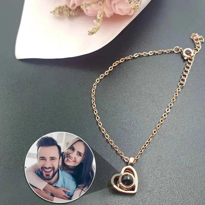 Unique Sympathy Gift - Projection Photo Necklace/Bracelet/Keychain Jewellery