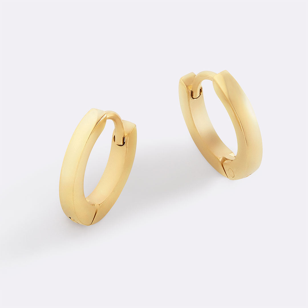 Dainty Huggie Hoop Earrings