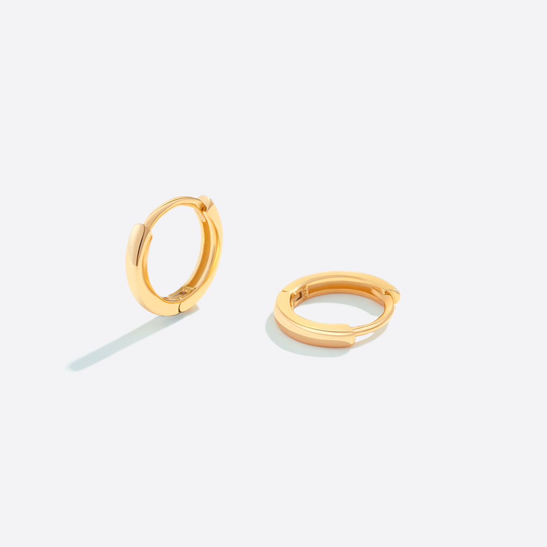 Dainty Huggie Hoop Earrings