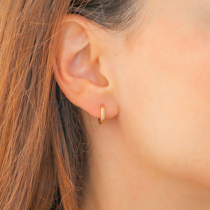 Dainty Huggie Hoop Earrings