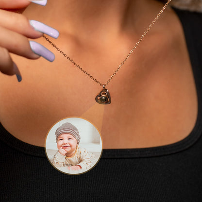 Heart Photo Necklace