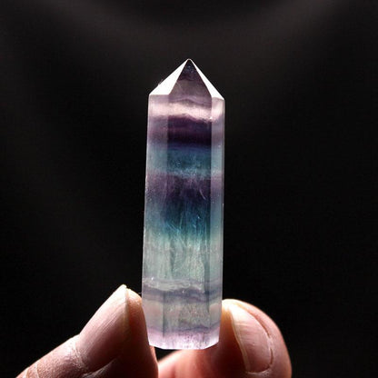 Rainbow Fluorite Wand - 7 Chakra Healing