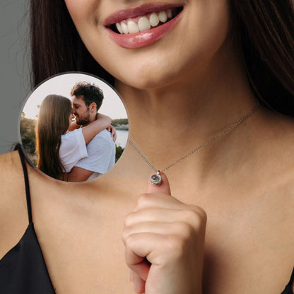 Moonlight Photo Necklace