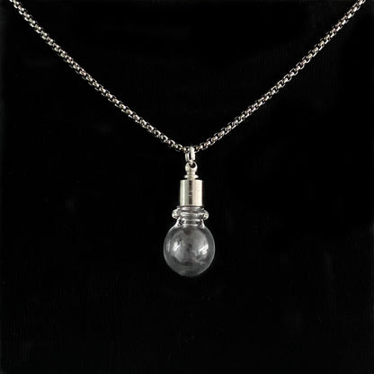 Memorial Vial/Urn Pendant Necklace