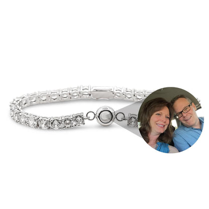 Eternity's Tennis Photo Bracelet