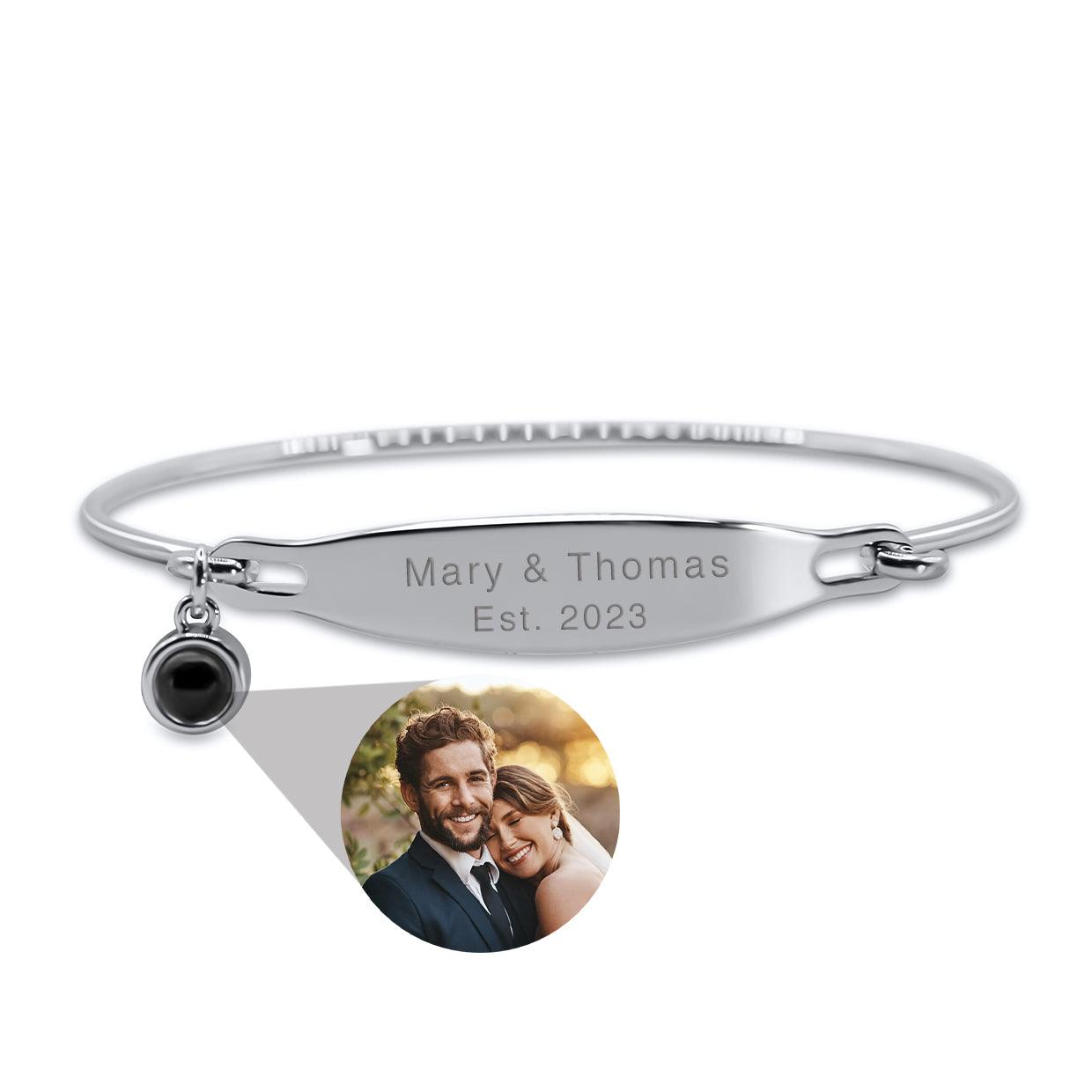 Eternity's Etched Photo Bracelet