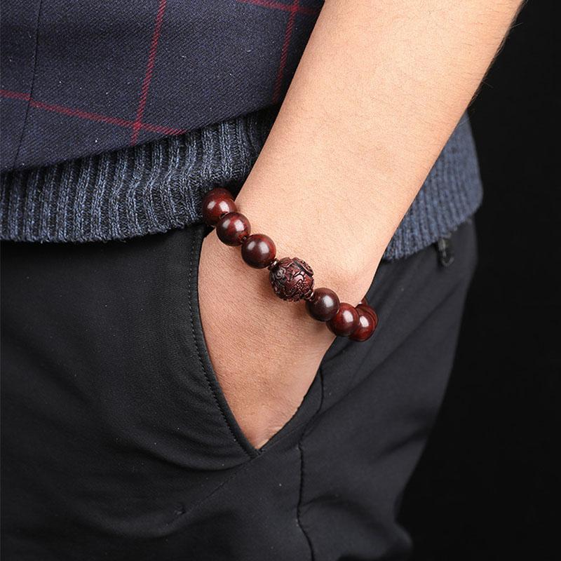 Sandalwood Bracelet Buddhist Meditation Beads - Peace & Concentration