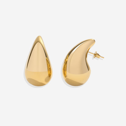 Sculptural Raindrop Earrings