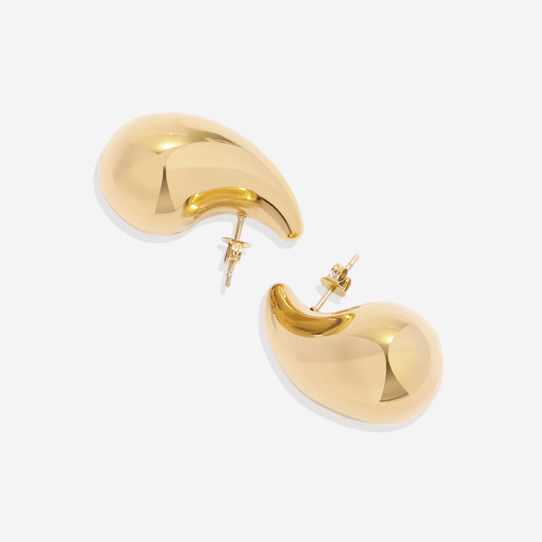 Sculptural Raindrop Earrings