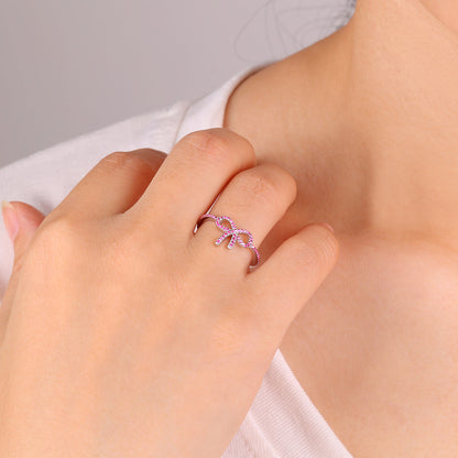 Pave Bow Ring