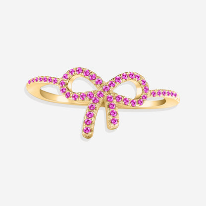 Pave Bow Ring