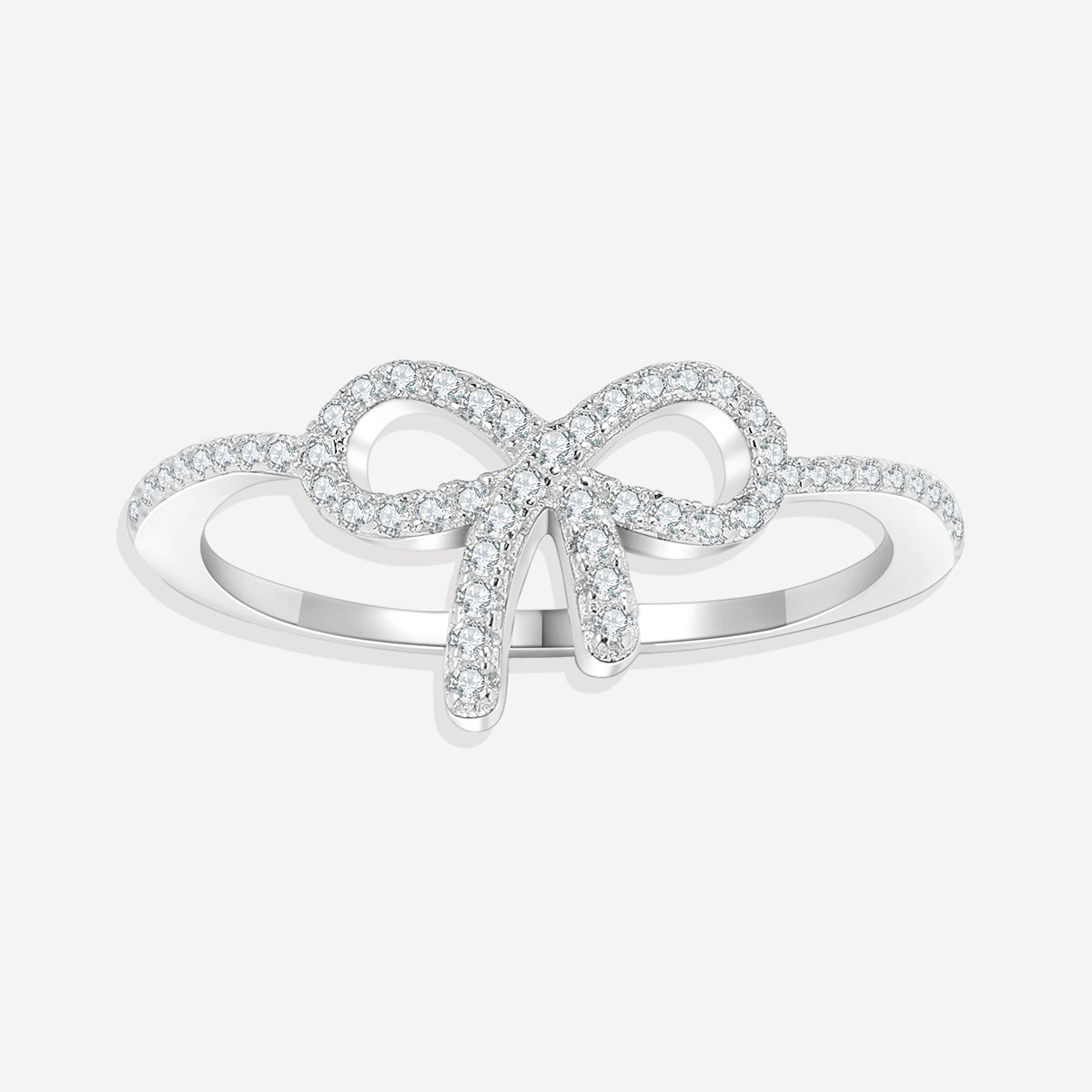 Pave Bow Ring