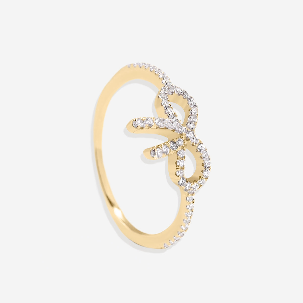 Pave Bow Ring