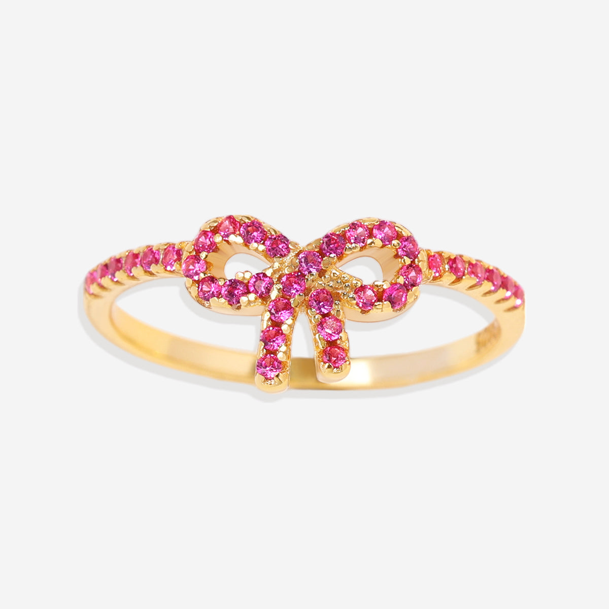 Pave Bow Ring