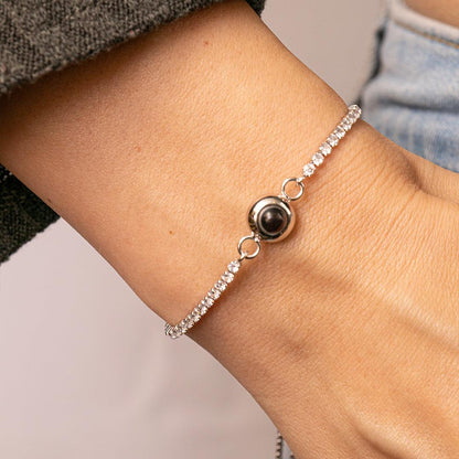 Eternity's Slider Tennis Photo Bracelet