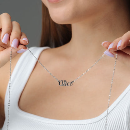 Silver Name Necklace