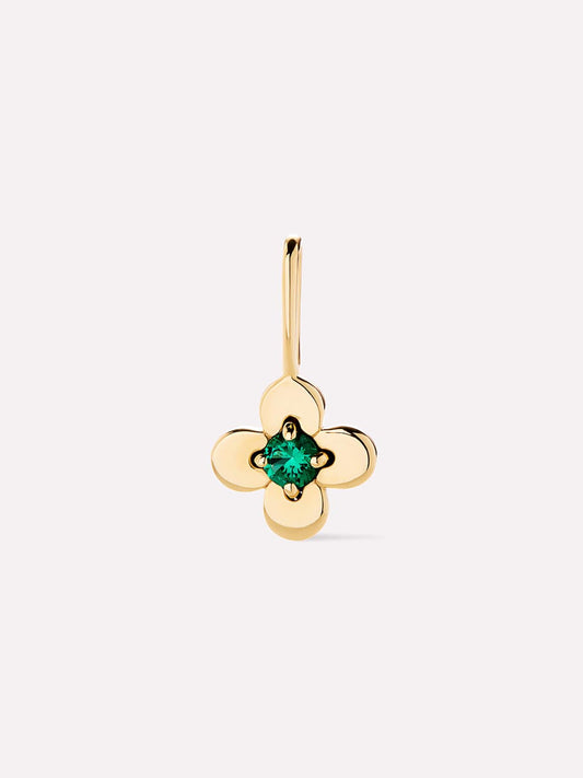 Gold Pendant - Gold Mini Flower Charm