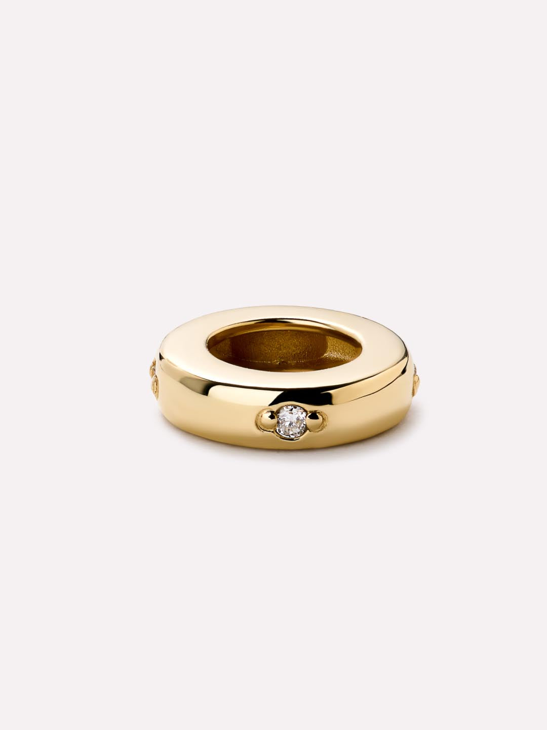 Solid Yellow Gold - Astra Diamond Charm