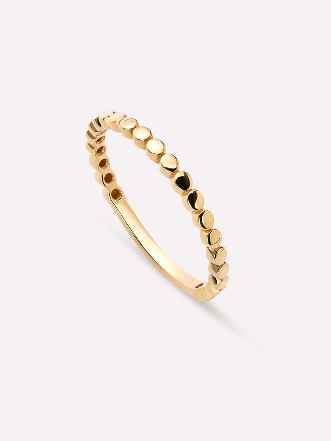 Solid Yellow Gold - Circles Ring