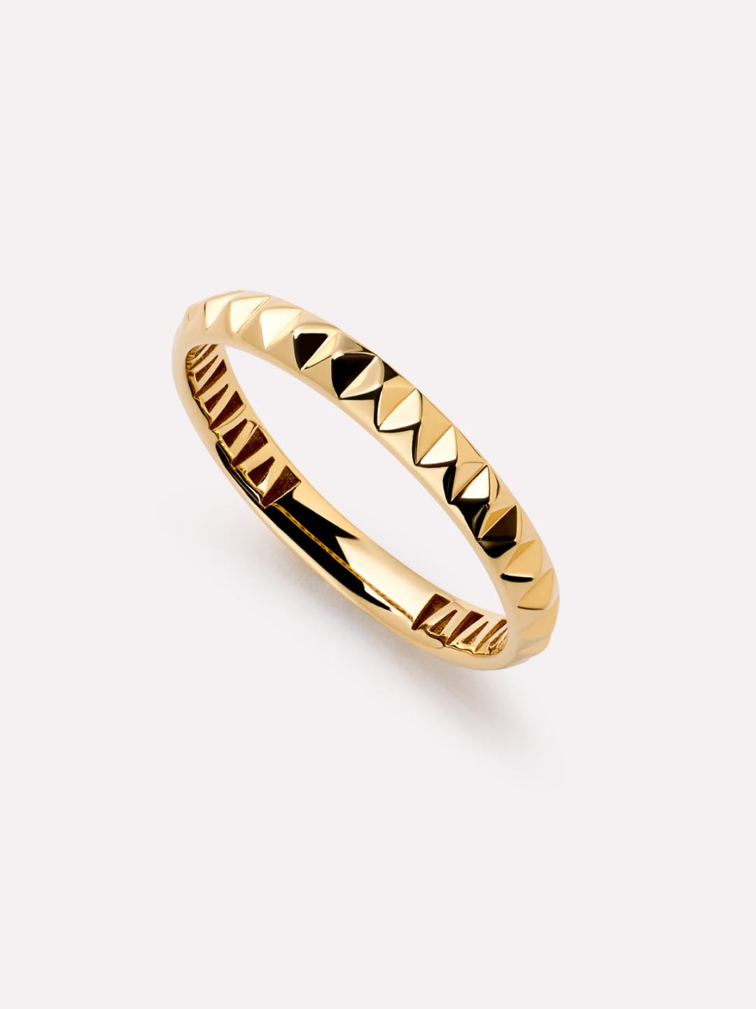 Solid Yellow Gold - Slim Equinox Ring