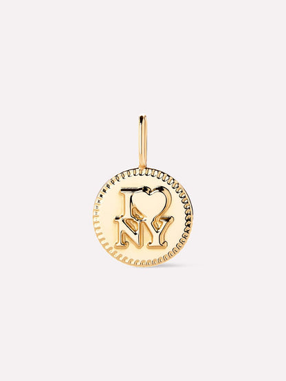 Gold Pendant - Gold NYC Charm