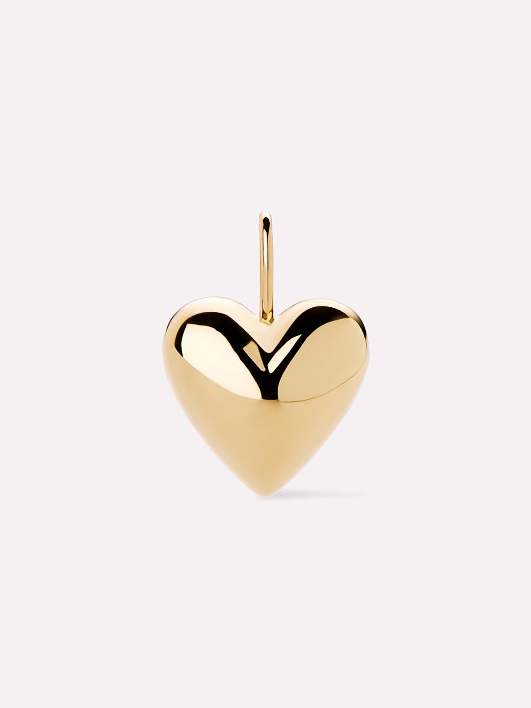 Gold Pendant - Gold Medium Heart Charm