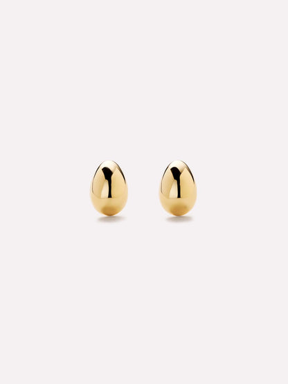 Gold Stud Earrings - Gold Mini Teardrop Studs