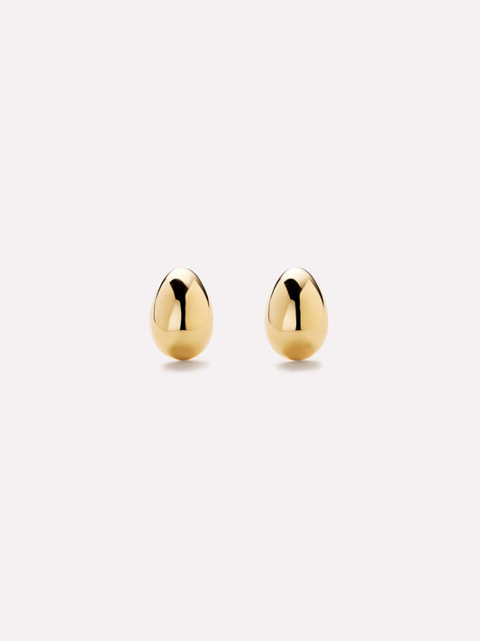 Gold Stud Earrings - Gold Mini Teardrop Studs