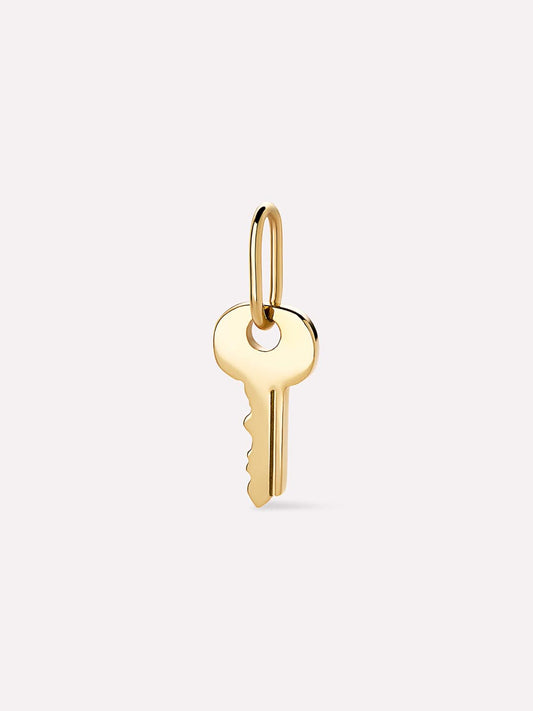 Gold Pendant - Gold Mini Key Charm