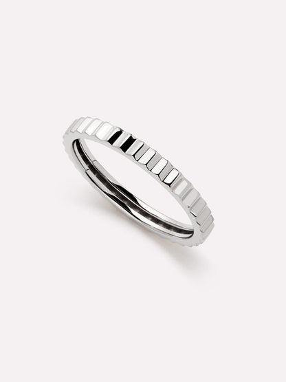 Solid White Gold - Slim Nova Ring