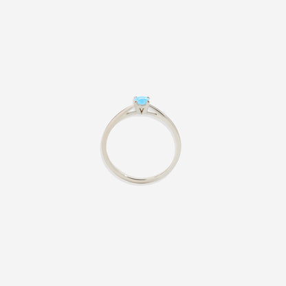 Opal Solitaire Ring